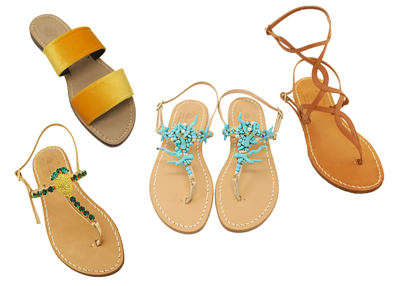 Capri sandals, 4 trendy models for this summer